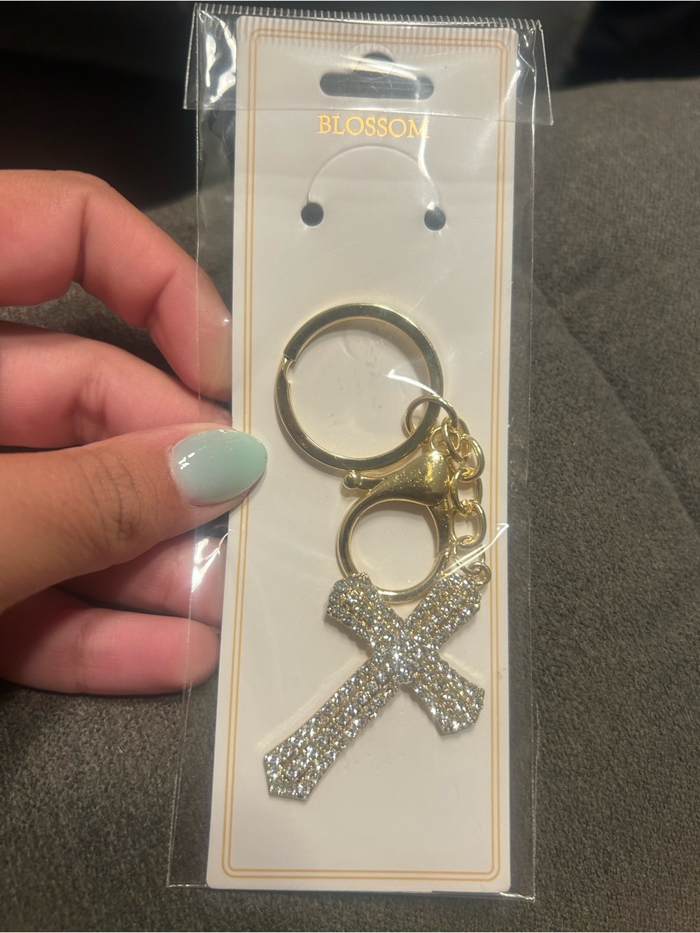 Cross Purse Charm/Key Chain